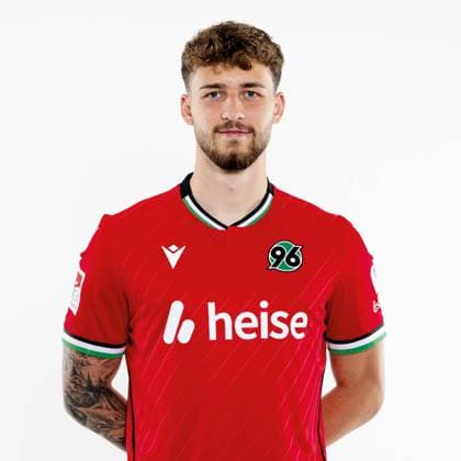 Eric Uhlmann, Hannover 96 Portrait appointment Season 2024 2025 2 BL Bundesliga Copyright Hannover 96 Lars Kaletta Football GER Portrait Presentation Press appointment Headshot Headshots xptt Poolfoto Hannover 96 Lars Kaletta ,EDITORIAL USE ONLY