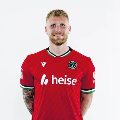 Andreas Voglsammer, Hannover 96 Portrait appointment Season 2024 2025 2 BL Bundesliga Copyright Hannover 96 Lars Kaletta Football GER Portrait Presentation Press appointment Headshot Headshots xptt Poolfoto Hannover 96 Lars Kaletta ,EDITORIAL USE ONLY