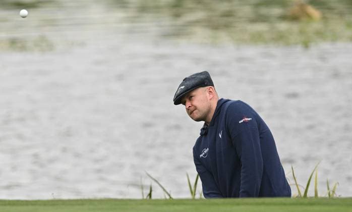 Harry Hall on the 18th Green Betfred British Masters 2024, Pro-Am, Golf, The Belfry, Sutton Coldfield, UK - 28 Aug 2024  Copyright: xGreigxCowie Shutterstockx 14672195bo