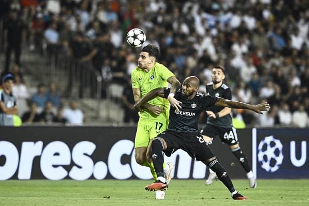 Football, CL-Quali, Qarabag Agdam - Dinamo Zagreb