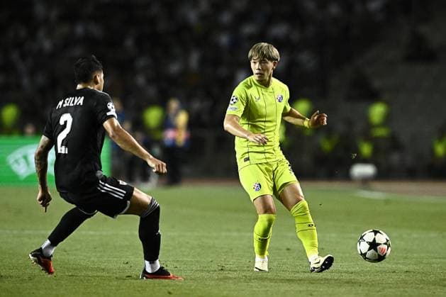 Qarabag v GNK Dinamo Zagreb - UEFA Champions Qualifying Play-Off: Second Leg BAKU, AZERBAIJAN - AUGUST 28:N of Dinamo Zagreb during the UEFA Champions Qualifying Play-Off Second Leg match between Qarabag and GNK Dinamo Zagreb at Tofiq Bahramov Stadium on August 28, 2024 in Baku, Azerbaijan.  MarkoxLukunic PIXSELL