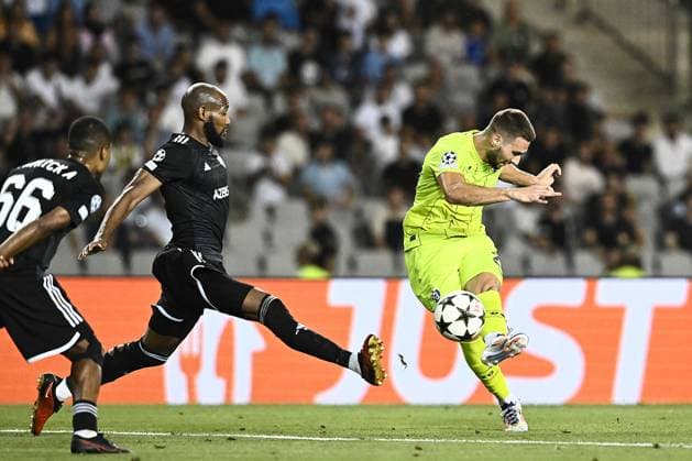 Qarabag v GNK Dinamo Zagreb - UEFA Champions Qualifying Play-Off: Second Leg BAKU, AZERBAIJAN - AUGUST 28: Marko Pjaca of Dinamo Zagreb shots a goal during the UEFA Champions Qualifying Play-Off Second Leg match between Qarabag and GNK Dinamo Zagreb at Tofiq Bahramov Stadium on August 28, 2024 in Baku, Azerbaijan.  MarkoxLukunic PIXSELL