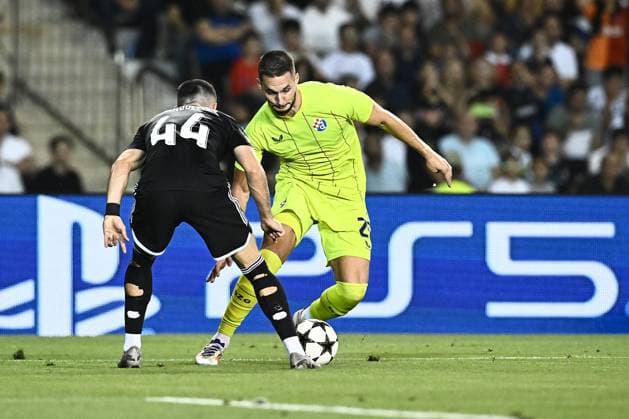 Qarabag v GNK Dinamo Zagreb - UEFA Champions Qualifying Play-Off: Second Leg BAKU, AZERBAIJAN - AUGUST 28: Marko Pjaca of Dinamo Zagreb in action during the UEFA Champions Qualifying Play-Off Second Leg match between Qarabag and GNK Dinamo Zagreb at Tofiq Bahramov Stadium on August 28, 2024 in Baku, Azerbaijan.  MarkoxLukunic PIXSELL