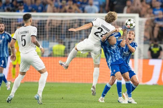 UEFA Champions league quali match, SK Slovan Bratislava - FC Midtjylland, 28. august 2024 Copyright: xMICHALxFAJT,ZOSPORTU.SKx DSC_7665
