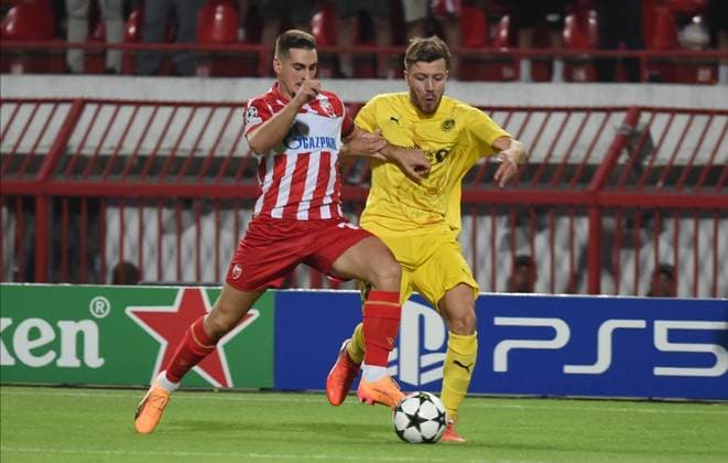 CRVENA ZVEZDA vs BODE GLIMT FREDRIK ANDRE BJORKAN Bodo Glimt football player at the UEFA Champions League qualification match against Red Star at the Rajko Mitic Stadium, Belgrade 28.08.2024. Nebojsa Parausic MN PRESS Football, Champions League, Red Star, Bodo Glimt, Qualifications Belgrade Stadion Rajko Mitic Serbia Copyright: xIvicaxVeselinovx xMNxPressx