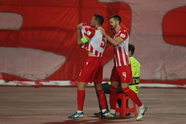 CRVENA ZVEZDA vs BODE GLIMT UROS SPAJIC, Red Star football player at the UEFA Champions League qualification match against Bodo Glimt at the Rajko Mitic Stadium, Belgrade 28.08.2024. Ivica Veselinov MN PRESS Football, Champions League, Red Star, Bodo Glimt, Qualifications Belgrade Stadion Rajko Mitic Serbia Copyright: xIvicaxVeselinovx xMNxPressx