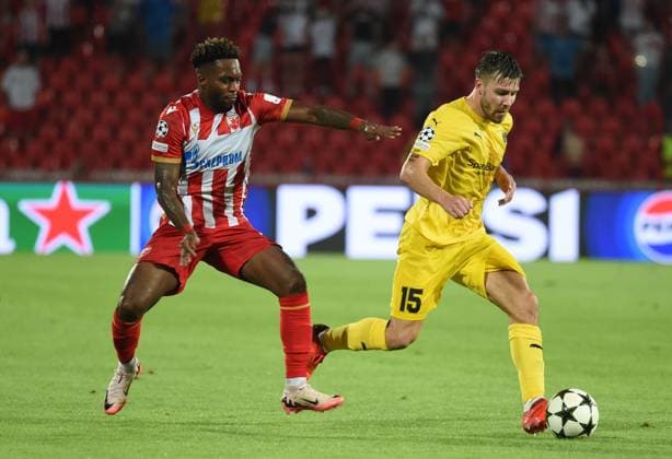 CRVENA ZVEZDA vs BODE GLIMT FREDRIK ANDRE BJORKAN Bodo Glimt football player at the UEFA Champions League qualification match against Red Star at the Rajko Mitic Stadium, Belgrade 28.08.2024. Nebojsa Parausic MN PRESS Football, Champions League, Red Star, Bodo Glimt, Qualifications Belgrade Stadion Rajko Mitic Serbia Copyright: xNebojsaxParausicx xMNxPressx