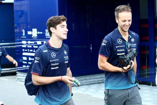 29 08 2024, xsvx, Motorsport FIA Formula 1, Italian Grand Prix 2024 emspor, v l Franco Colapinto Williams FIA REGULATIONS PROHIBIT ANY USE OF PHOTOGRAPHS as IMAGE SEQUENCES and or QUASI VIDEO Monza