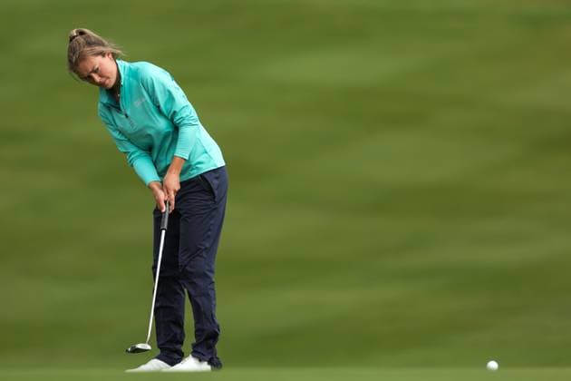 2024 KPMG Women s Irish Open, Carton House, Kildare 29 8 2024 Emma Fleming putts on the 13th green Emma Fleming putts on the 13th green 29 8 2024  Copyright: x INPHO BenxBradyx BB4_7862