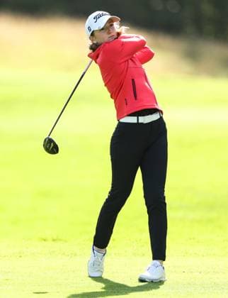 2024 KPMG Women s Irish Open, Carton House, Kildare 29 8 2024 Kate Dillon tees off on the 8th Kate Dillon tees off on the 8th 29 8 2024  Copyright: x INPHO BenxBradyx BB4_8128