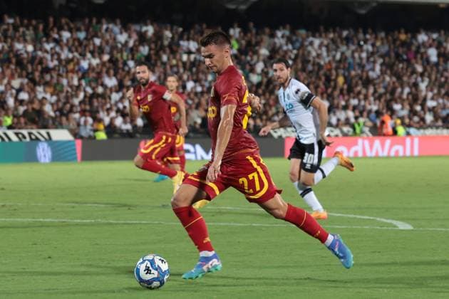 Andrea Ceresoli (Catanzaro) durante la partita tra Cesena e Catanzaro del Campionato di calcio Serie BKT 2024 25 - Orogel Stadium Dino Manuzzi, Cesena (FC), Italia - 28 agosto 2024 - calcio - Campionato di calcio Serie BKT 2024 25 - Sport (foto di Fabrizio Zani LaPresse)  Copyright: xFabrizioxZani LaPressex