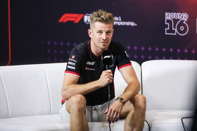 HULKENBERG Nico (ger), Haas F1 Team VF-24 Ferrari, portrait press conference, PK, Pressekonferenz during the Formula 1 Pirelli Gran Premio d’Italia 2024, Italian Grand Prix 2024, 16th round of the 2024 Formula One World Championship, WM, Weltmeisterschaft from August 30 to September 1, 2024 on the Autodromo Nazionale Monza, in Monza, Italy - F1 - ITALIAN GRAND PRIX 2024 DPPI Panoramic 240829_R16_ITALIA_DP_XB3_8882