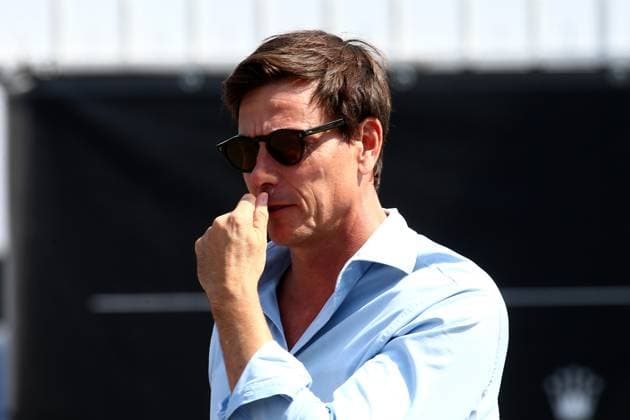 29 08 2024, xsvx, Motorsport FIA Formula 1, Italian Grand Prix 2024 emspor, v l Team Principal Toto Wolff Mercedes AMG Petronas FIA REGULATIONS PROHIBIT ANY USE OF PHOTOGRAPHS as IMAGE SEQUENCES and or QUASI VIDEO Monza