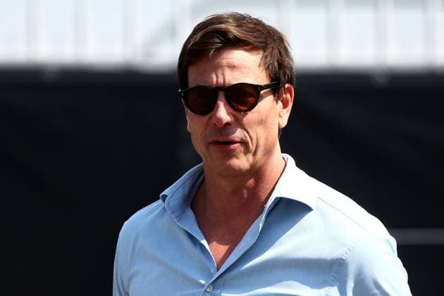 29 08 2024, xsvx, Motorsport FIA Formula 1, Italian Grand Prix 2024 emspor, v l Team Principal Toto Wolff Mercedes AMG Petronas FIA REGULATIONS PROHIBIT ANY USE OF PHOTOGRAPHS as IMAGE SEQUENCES and or QUASI VIDEO Monza