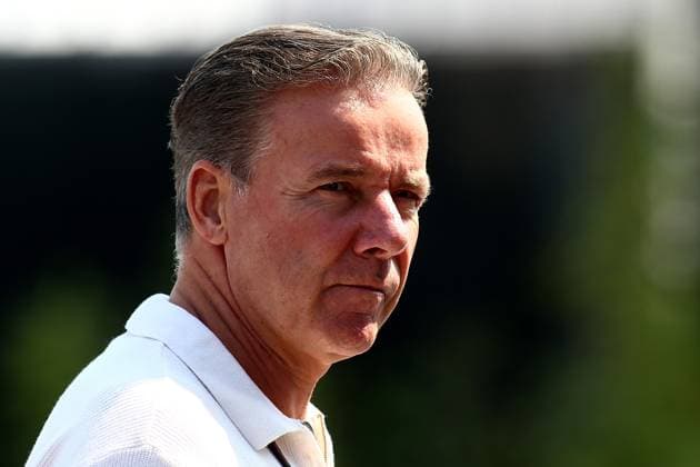 29 08 2024, xsvx, Motorsport FIA Formula 1, Grand Prix of Italy 2024 emspor, v l Raymond Vermeulen , the manager of Max Verstappen FIA REGULATIONS PROHIBIT ANY USE OF PHOTOGRAPHS as IMAGE SEQUENCES and or QUASI VIDEO Monza