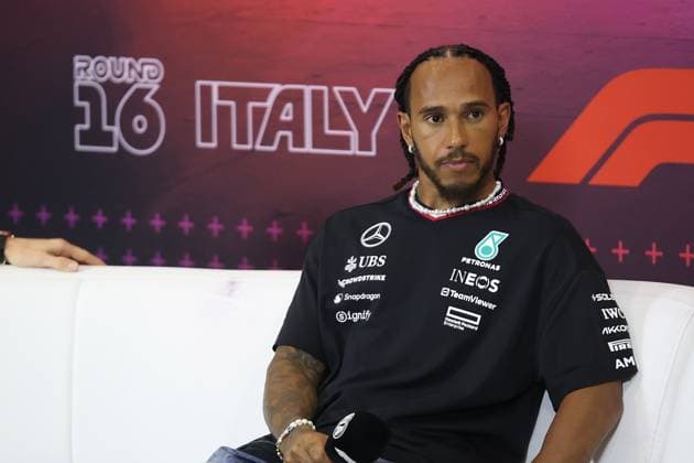 FORMULA 1 PIRELLI GRAN PREMIO D ITALIA 2024 29 08 2024, Autodromo Nazionale di Monza, Monza, FORMULA 1 PIRELLI GRAN PREMIO D ITALIA 2024 ,in the picture Lewis Hamilton GBR , Mercedes AMG Petronas Formula One Team nordphotoxGmbHx xBratic nph00250