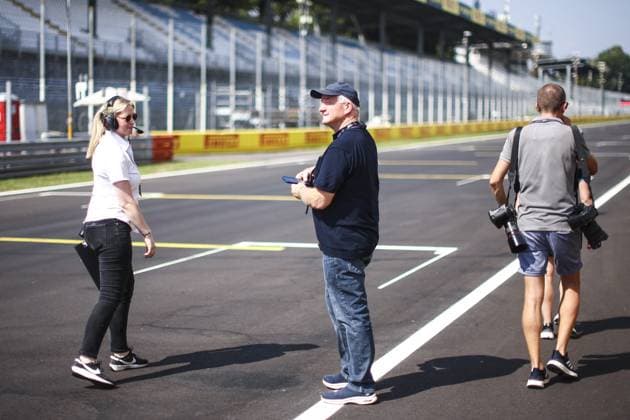 WOLFGANG Wilhelm, legendary photographer of Mercedes during the Formula 1 Pirelli Gran Premio d’Italia 2024, Italian Grand Prix 2024, 16th round of the 2024 Formula One World Championship, WM, Weltmeisterschaft from August 30 to September 1, 2024 on the Autodromo Nazionale Monza, in Monza, Italy - F1 - ITALIAN GRAND PRIX 2024 DPPI Panoramic  240829_R16_ITALIA_DP_EA022072