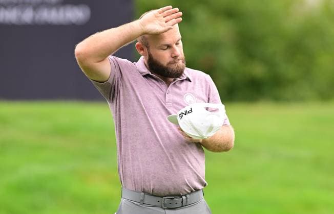 Tyrrell Hatton looks dejected on the 2nd green Betfred British Masters 2024, Day One, Golf, The Belfry, Sutton Coldfield, UK - 29 Aug 2024  Copyright: xGreigxCowie Shutterstockx 14672246bn