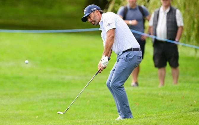Pablo Larrazabal on the 1st Green Betfred British Masters 2024, Day One, Golf, The Belfry, Sutton Coldfield, UK - 29 Aug 2024  Copyright: xGreigxCowie Shutterstockx 14672246cn