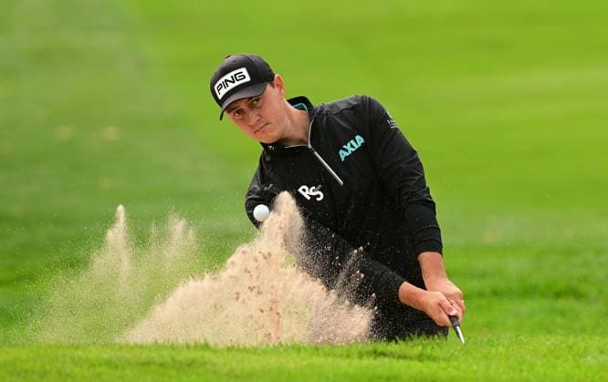 Joe Dean on the 1st Green Betfred British Masters 2024, Day One, Golf, The Belfry, Sutton Coldfield, UK - 29 Aug 2024  Copyright: xGreigxCowie Shutterstockx 14672246ck