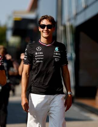63 George Russell GBR, Mercedes AMG Petronas F1 Team , F1 Grand Prix of Italy at Autodromo Nazionale Monza on August 29, 2024 in Monza, Italy Photo by HOCH ZWEI Monza Italy