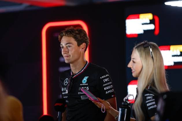 63 George Russell GBR, Mercedes AMG Petronas F1 Team , F1 Grand Prix of Italy at Autodromo Nazionale Monza on August 29, 2024 in Monza, Italy Photo by HOCH ZWEI Monza Italy