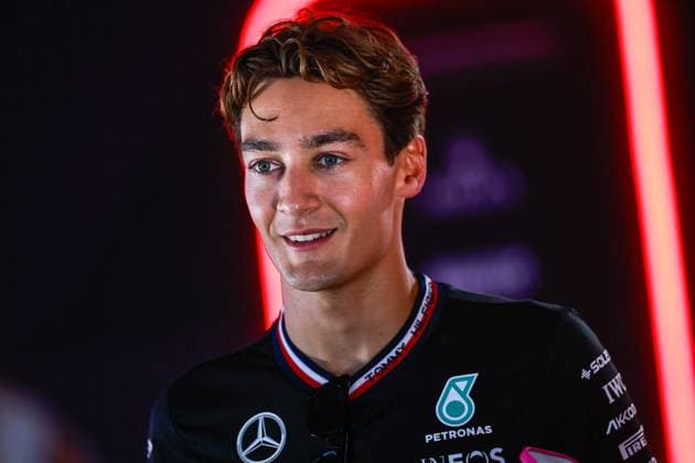63 George Russell GBR, Mercedes AMG Petronas F1 Team , F1 Grand Prix of Italy at Autodromo Nazionale Monza on August 29, 2024 in Monza, Italy Photo by HOCH ZWEI Monza Italy