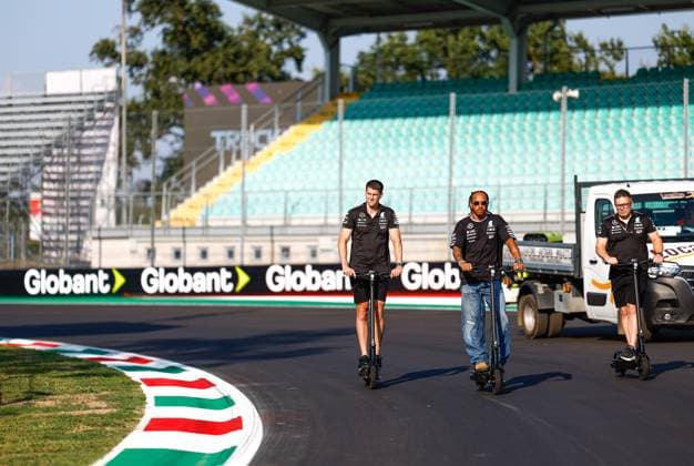 44 Lewis Hamilton GBR, Mercedes AMG Petronas F1 Team , F1 Grand Prix of Italy at Autodromo Nazionale Monza on August 29, 2024 in Monza, Italy Photo by HOCH ZWEI Monza Italy