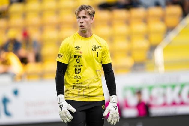 240829 Goalkeeper Melker Uppenberg of Elfsborg during warmup ahead off the UEFA Europa League playoff between Elfsborg and Molde on August 29, 2024 in Boras Photo Jörgen Jarnberger BILDBYRAN COP 112 JJ0394 fotboll football soccer fotball uefa europa league playoff elfsborg molde bbeng  Copyright: JÖRGENxJARNBERGER BB240829JJ002