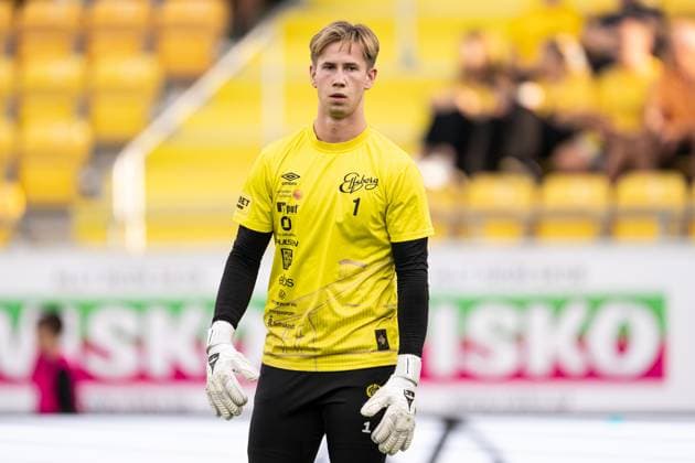 240829 Goalkeeper Melker Uppenberg of Elfsborg of Elfsborg during warmup ahead off the UEFA Europa League playoff between Elfsborg and Molde on August 29, 2024 in Boras Photo Jörgen Jarnberger BILDBYRAN COP 112 JJ0394 fotboll football soccer fotball uefa europa league playoff elfsborg molde bbeng  Copyright: JÖRGENxJARNBERGER BB240829JJ007