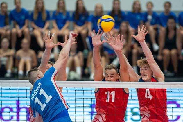 Volleyball, International match, Czech Republic - Norway