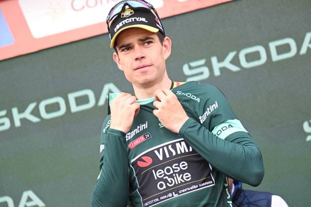 29-08-2024 Vuelta A Espana; Tappa 12 Ourense - Manzaneda; 2024, Visma - Lease A Bike; Van Aert, Wout; Manzaneda; 