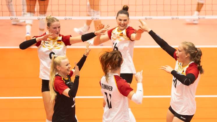 Volleyball, Women, International match, Germany - Finland