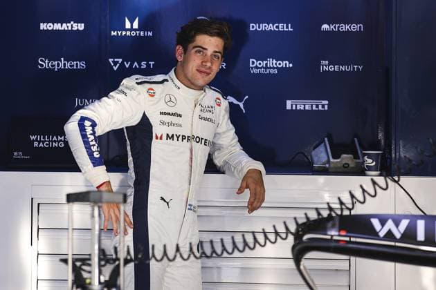 COLAPINTO Franco (arg), Williams Racing FW46, portrait during the Formula 1 Pirelli Gran Premio d’Italia 2024, Italian Grand Prix 2024, 16th round of the 2024 Formula One World Championship, WM, Weltmeisterschaft from August 30 to September 1, 2024 on the Autodromo Nazionale Monza, in Monza, Italy - F1 - ITALIAN GRAND PRIX 2024 DPPI Panoramic  240829_R16_ITALIA_DP_EA014007