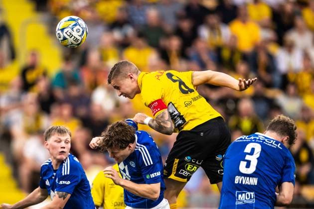 240829 Sebastian Holmen of Elfsborg during the UEFA Europa League playoff between Elfsborg and Molde on August 29, 2024 in Boras Photo Jörgen Jarnberger BILDBYRAN COP 112 JJ0394 fotboll football soccer fotball uefa europa league playoff elfsborg molde bbeng  Copyright: JÖRGENxJARNBERGER BB240829JJ019