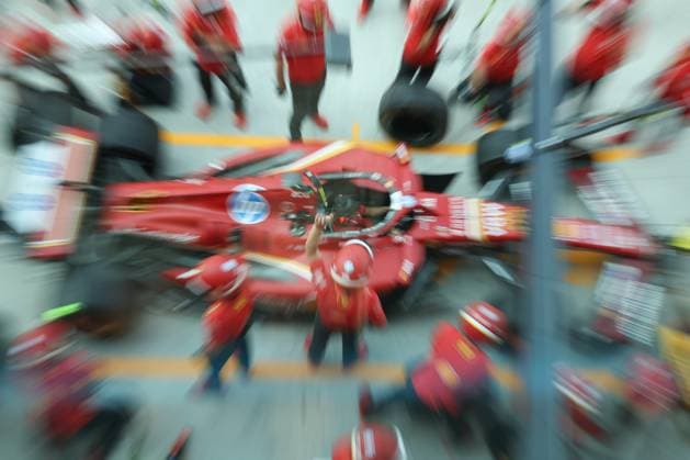 Monza- F1 Italy Grand Prix 2024& xA;Formula 1 & xA;Monza Formula 1 & xA;Test change well Team Ferrari  Copyright: xSergioxBisi IPAxSportx xipa-agenx xx IPA_49169046 IPA_Agency_IPA49169046