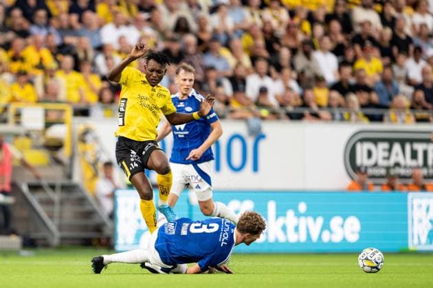 240829 Jalal Abdullai of Elfsborg during the UEFA Europa League playoff between Elfsborg and Molde on August 29, 2024 in Boras Photo Jörgen Jarnberger BILDBYRAN COP 112 JJ0394 fotboll football soccer fotball uefa europa league playoff elfsborg molde bbeng  Copyright: JÖRGENxJARNBERGER BB240829JJ025
