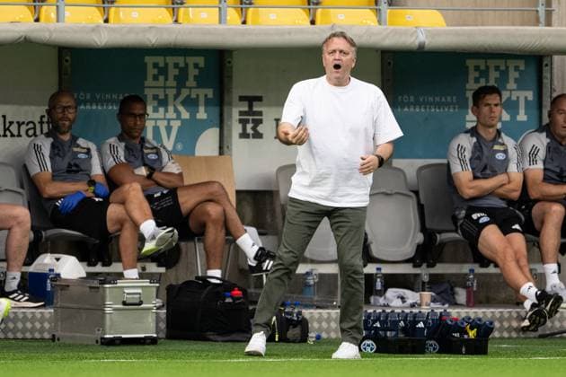 240829 Head coach Erling Moe of Molde during the UEFA Europa League playoff between Elfsborg and Molde on August 29, 2024 in Boras Photo Jörgen Jarnberger BILDBYRAN COP 112 JJ0394 fotboll football soccer fotball uefa europa league playoff elfsborg molde bbeng  Copyright: JÖRGENxJARNBERGER BB240829JJ027