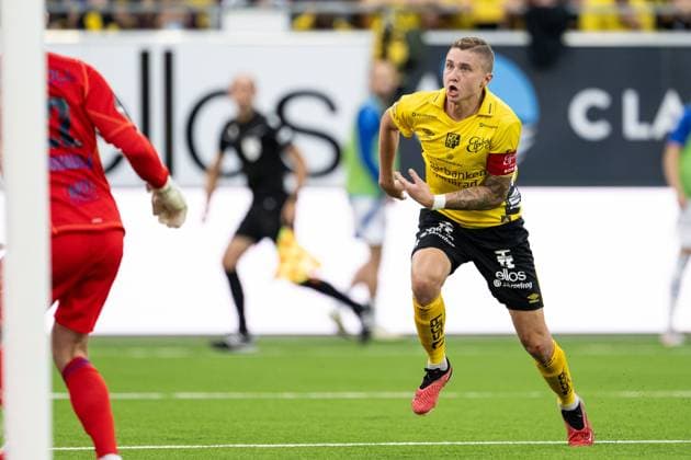 240829 Sebastian Holmen of Elfsborg during the UEFA Europa League playoff between Elfsborg and Molde on August 29, 2024 in Boras Photo Jörgen Jarnberger BILDBYRAN COP 112 JJ0394 fotboll football soccer fotball uefa europa league playoff elfsborg molde bbeng  Copyright: JÖRGENxJARNBERGER BB240829JJ033
