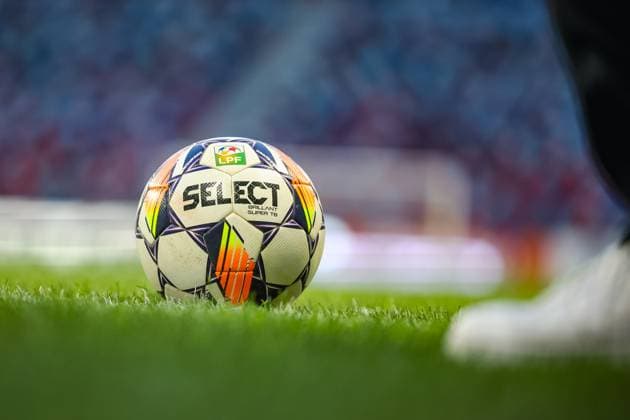 SOCCER - UEFA EL, Bucharest vs LASK BUCHAREST,ROMANIA,29.AUG.24 - SOCCER - UEFA Europa League, qualification, FCSB Bucharest vs Linzer ASK. Image shows a feature with the matchball.  GEPAxpictures xManuelxBinder