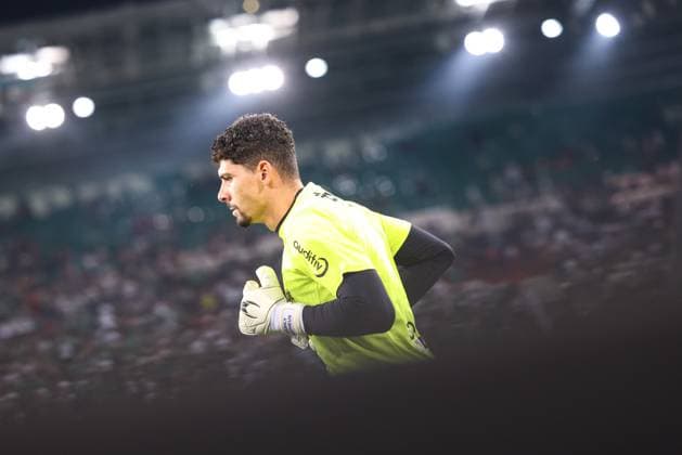 SOCCER - UEFA EL, Rapid vs Braga VIENNA,AUSTRIA,29.AUG.24 - SOCCER - UEFA Europa League, qualification, SK Rapid Wien vs Sporting Club de Braga. Image shows Matheus (Braga) during warm-up.  GEPAxpictures xArminxRauthner