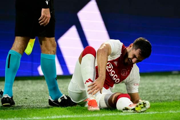 AMSTERDAM - Josip Sutalo of Ajax during the UEFA Europa League play-offs match between Ajax and Jagiellonia Bialystok in the Johan Cruijff ArenA on August 29, 2024 in Amsterdam. ANP OLAF KRAAK UEFA Europa League Play-Offs Second Leg 2024 25 xVIxANPxSportx xxANPxIVx 507049418 originalFilename: 507049418.jpg