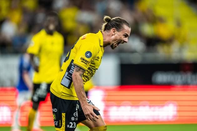 240829 Niklas Hult of Elfsborg reacts during the UEFA Europa League playoff between Elfsborg and Molde on August 29, 2024 in Boras Photo Jörgen Jarnberger BILDBYRAN COP 112 JJ0394 fotboll football soccer fotball uefa europa league playoff elfsborg molde bbeng  Copyright: JÖRGENxJARNBERGER BB240829JJ041