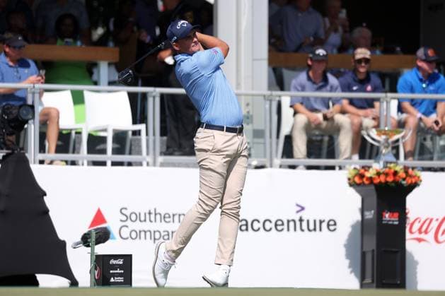 ATLANTA, GA - AUGUST 29: Christiaan Bezuidenhout (ZAF) during the opening round of the 2024 Tour Championship at on August 29, 2024 at East Lake Golf Club in Atlanta, Georgia. (Photo by Michael Wade Icon Sportswire) GOLF: AUG 29 PGA, Golf Herren FedExCup Playoffs - TOUR Championship EDITORIAL USE ONLY Icon08292407