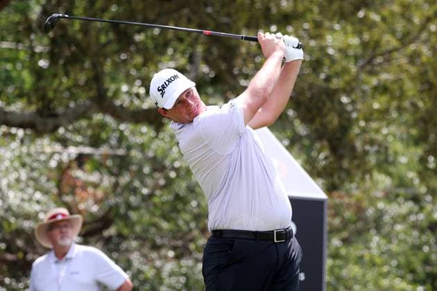 ATLANTA, GA - AUGUST 29: Sepp Straka (AUT) during the opening round of the 2024 Tour Championship at on August 29, 2024 at East Lake Golf Club in Atlanta, Georgia. (Photo by Michael Wade Icon Sportswire) GOLF: AUG 29 PGA, Golf Herren FedExCup Playoffs - TOUR Championship EDITORIAL USE ONLY Icon08292420