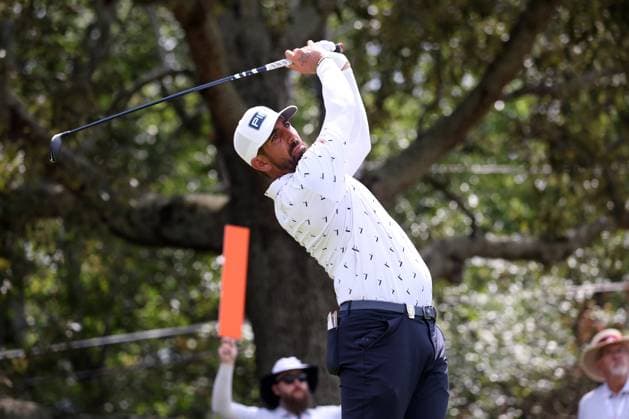ATLANTA, GA - AUGUST 29: Matthieu Pavon (FRA) during the opening round of the 2024 Tour Championship at on August 29, 2024 at East Lake Golf Club in Atlanta, Georgia. (Photo by Michael Wade Icon Sportswire) GOLF: AUG 29 PGA, Golf Herren FedExCup Playoffs - TOUR Championship EDITORIAL USE ONLY Icon08292421