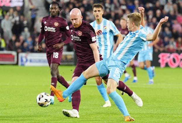 Football, EL Quali, Heart of Midlothian - Viktoria Pilsen