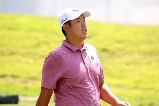 ATLANTA, GA - AUGUST 29: Byeong Hun An (KOR) during the opening round of the 2024 Tour Championship at on August 29, 2024 at East Lake Golf Club in Atlanta, Georgia. (Photo by Michael Wade Icon Sportswire) GOLF: AUG 29 PGA, Golf Herren FedExCup Playoffs - TOUR Championship EDITORIAL USE ONLY Icon08292438