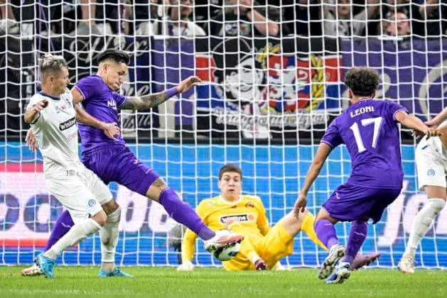 RSC Anderlecht v FC Dinamo Minsk - UEFA Europa League Play-off ANDERLECHT, BELGIUM - AUGUST 29 : Vazquez Luis forward of Anderlecht during the UEFA Europa League Qualifiers Play-off 2nd leg match between RSC Anderlecht and FC Dinamo Minsk on August 29, 2024 in Anderlecht, Belgium, 29 08 2024 Anderlecht Belgium  Copyright: xSesx