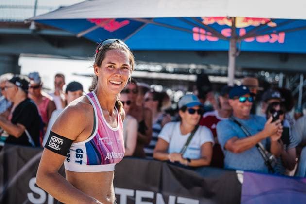 Beach volleyball women Allianz German Beach Tour German Beach Volleyball Championship 2024 29 08 2024 Kira Walkenhorst Timmendorfer Strand Ahmann Hager Arena Schleswig Holstein Germany